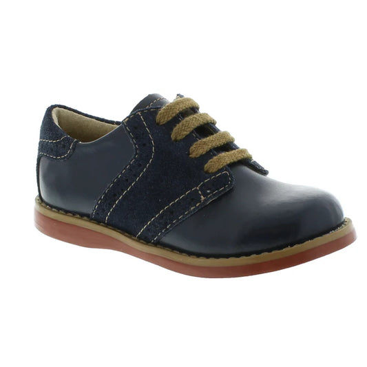 FOOTMATES TODDLER CONNOR SADDLE OXFORD-ROYAL/NAVY