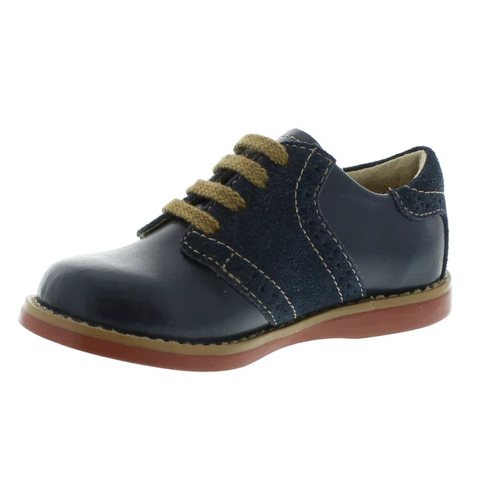 FOOTMATES TODDLER CONNOR SADDLE OXFORD-ROYAL/NAVY