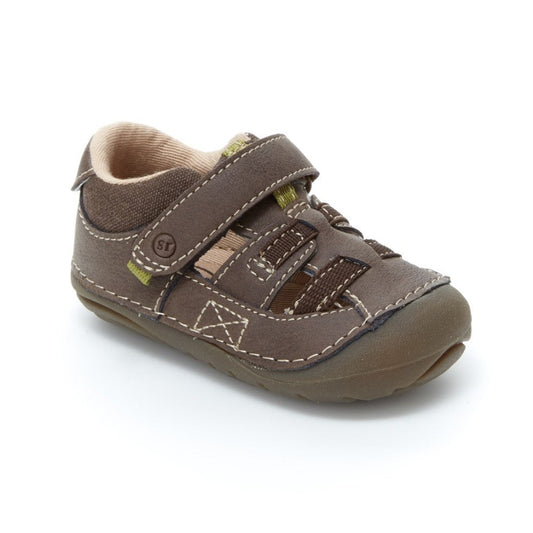STRIDE RITE ANTONIO SANDAL- NAVY OR BROWN