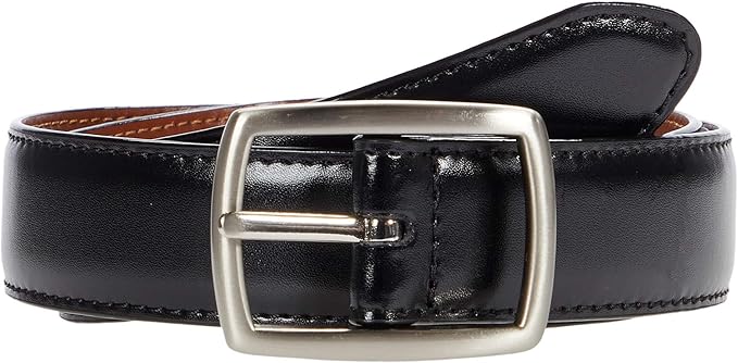 FLORSHEIM BOYS REVERSIBLE LEATHER BELT- CONGAC/BLACK
