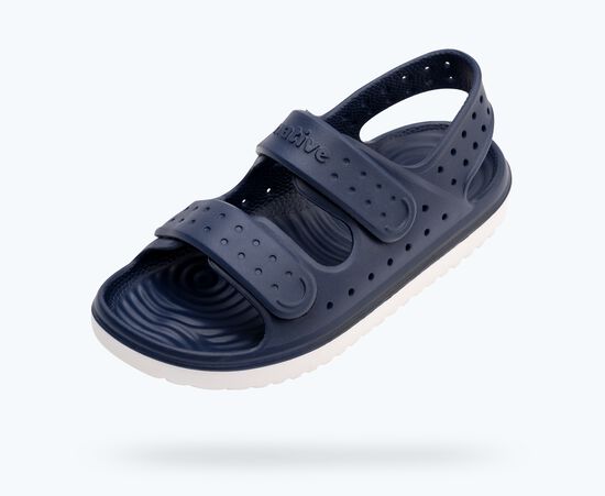 NATIVE CHASE BIG KIDS-REGATTA BLUE/SHELL WHITE
