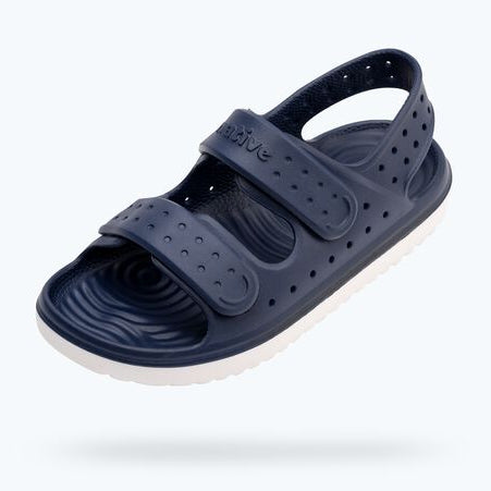 NATIVE CHASE BIG KIDS-REGATTA BLUE/SHELL WHITE