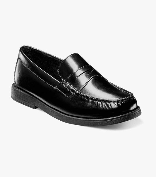 FLORSHEIM CROQUET PENNY LOAFER BLACK
