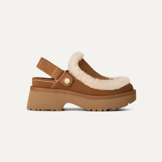 UGG LADIES ESMEE CLOG - CHESTNUT
