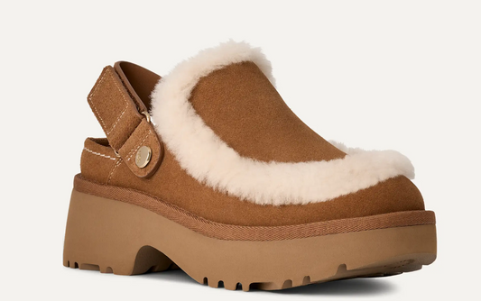 UGG LADIES ESMEE CLOG - CHESTNUT