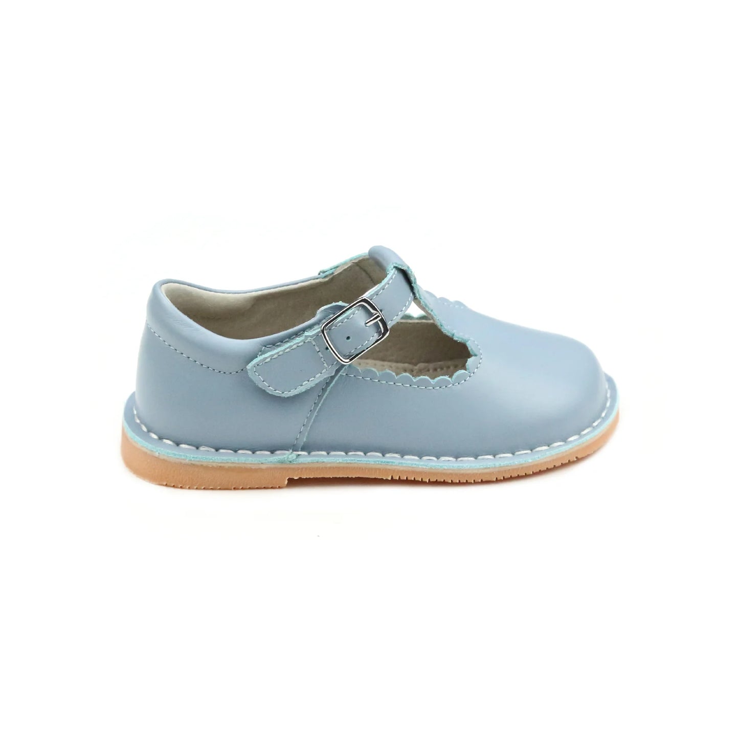 LAMOUR SELINA T-STRAP-DUSTY BLUE