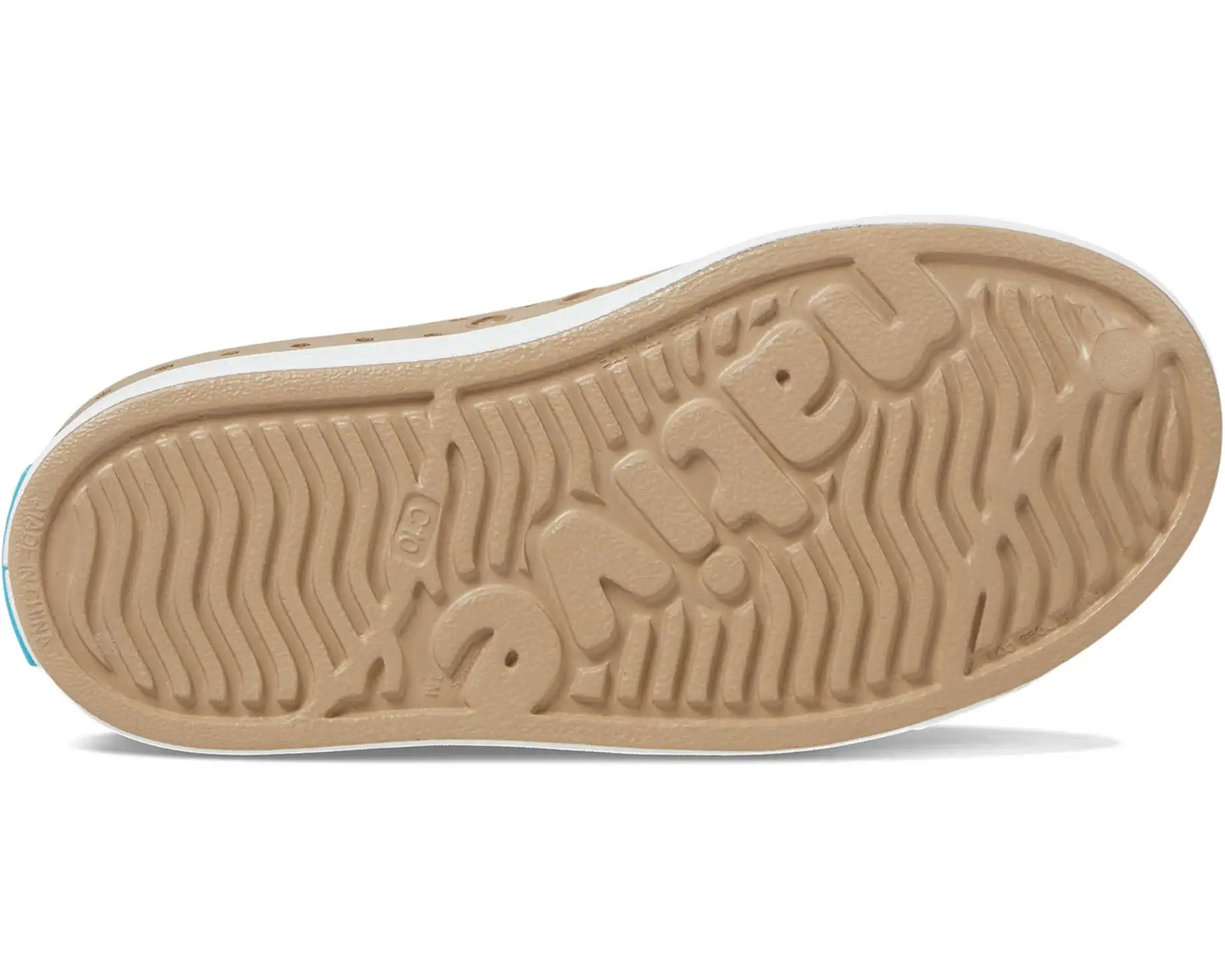 NATIVE SHOES JEFFERSON TODDLER - FLAX TAN/SHELL WHITE