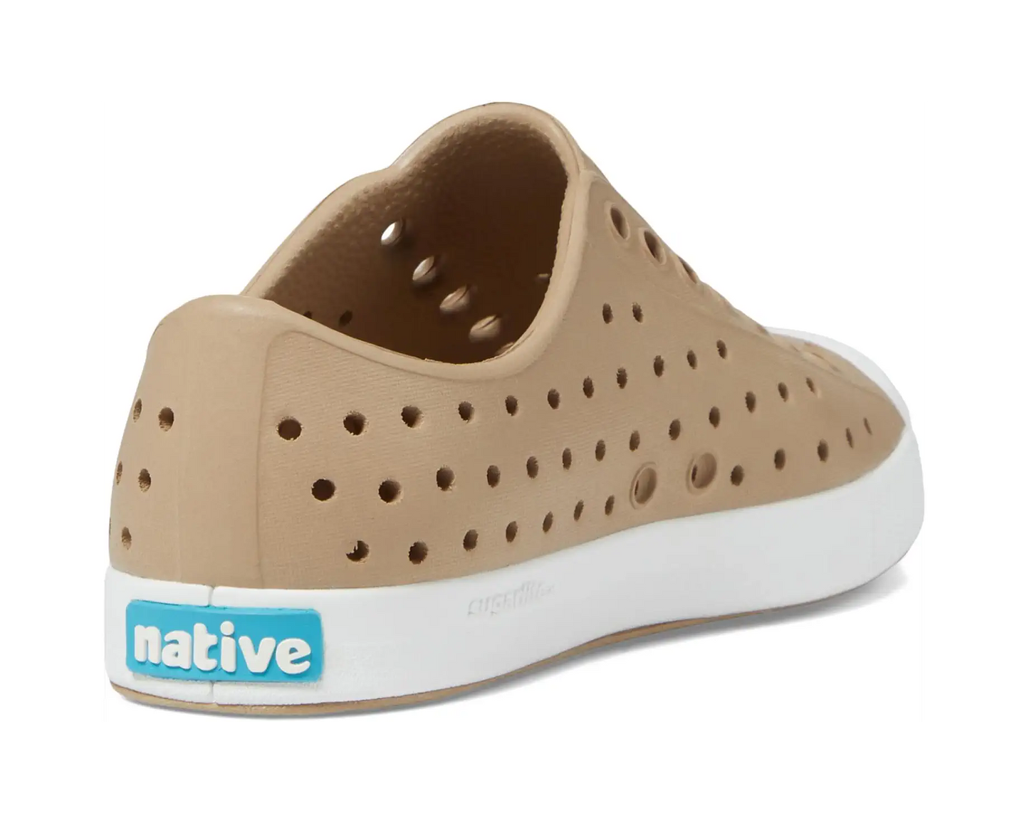 NATIVE SHOES JEFFERSON TODDLER - FLAX TAN/SHELL WHITE