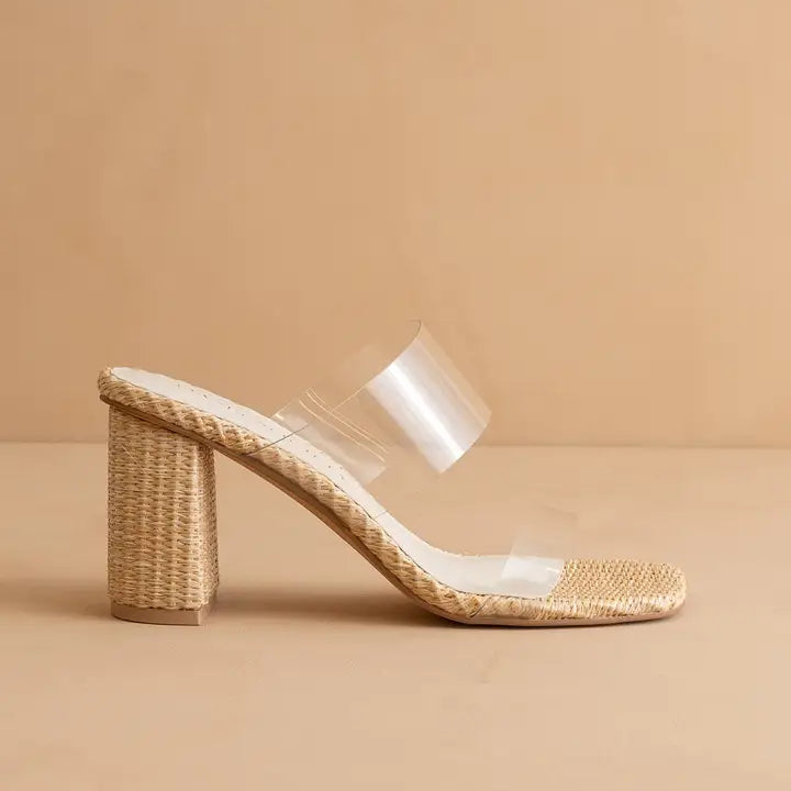 THE FRANCEE CLEAR SANDAL