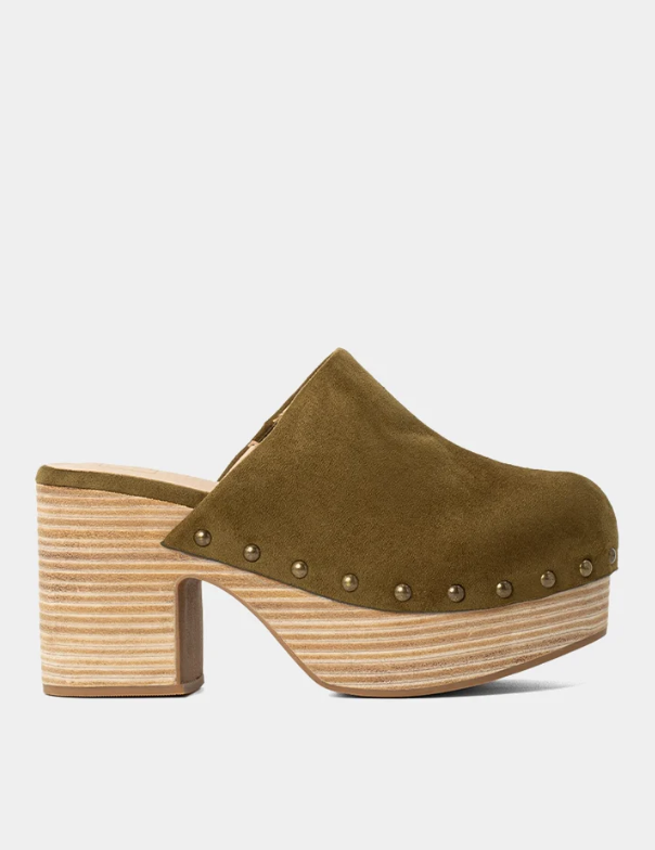 SHU SHOP GIGI CLOG - OLIVE