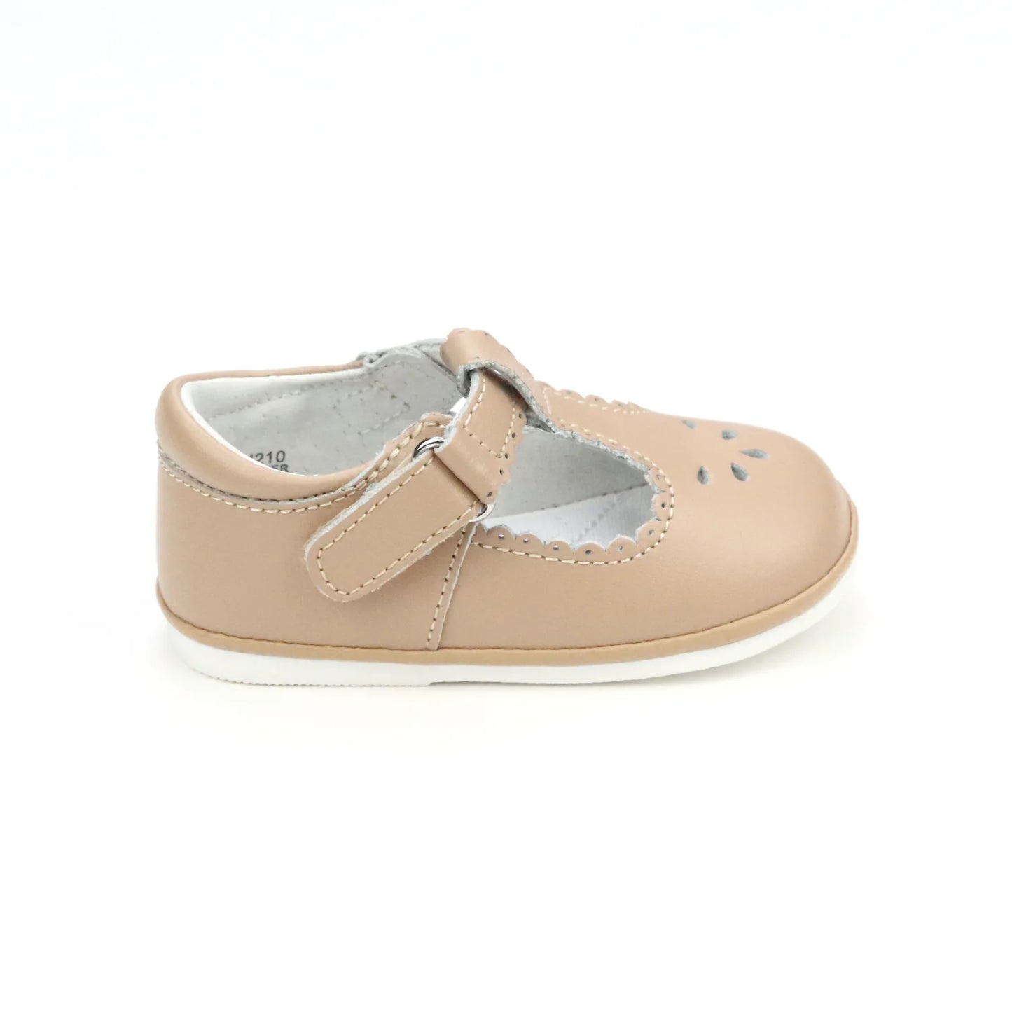 ANGEL DOTTIE SCALLOP T-STRAP-LATTE