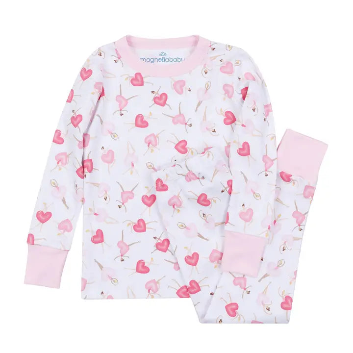 DANCING HEART LONG PJ'S