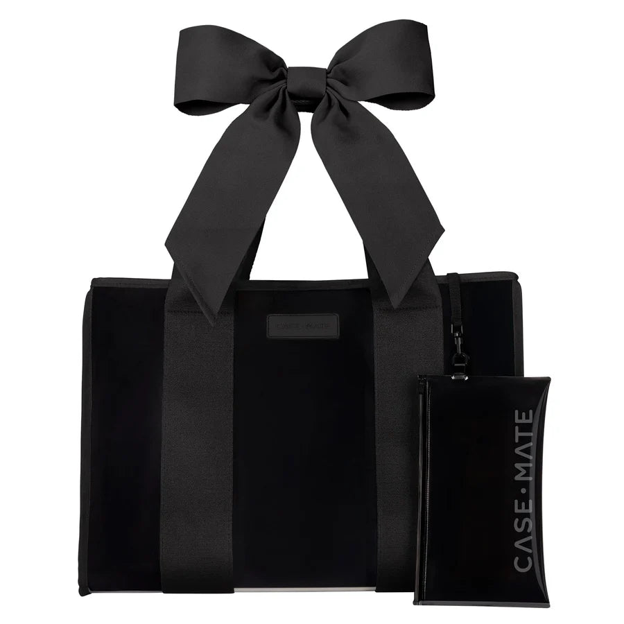 Case Mate Jelly Tote Bag-Black Bow
