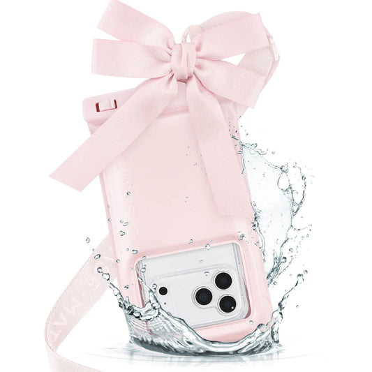 Case Mate Waterproof Phone Case-Pink Bow
