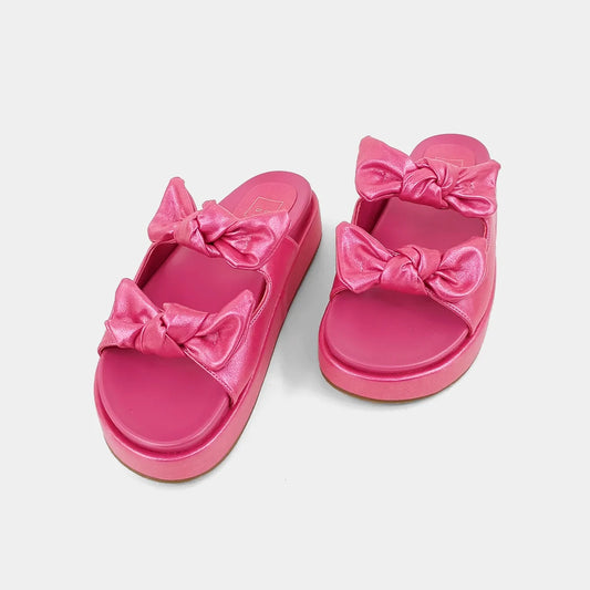 SHU SHOP WOMENS KIKI SLIDE - PINK OR BLACK