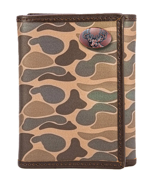 ZEO-PRO OLD SCHOOL CAMO WALLET-BUCK