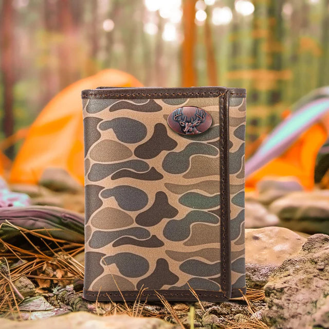 ZEO-PRO OLD SCHOOL CAMO WALLET-BUCK