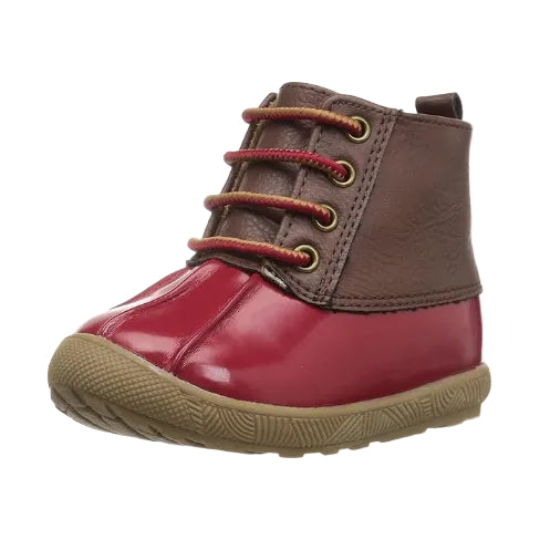BABY DEER TODDLER DUCK BOOT-RED