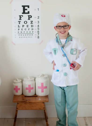 GREEN DOCTOR DRESS UP SET SIZE 3-4