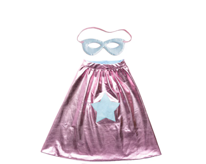 SUPER-DUPER TUTU CAPE & MASK SIZE 4-6