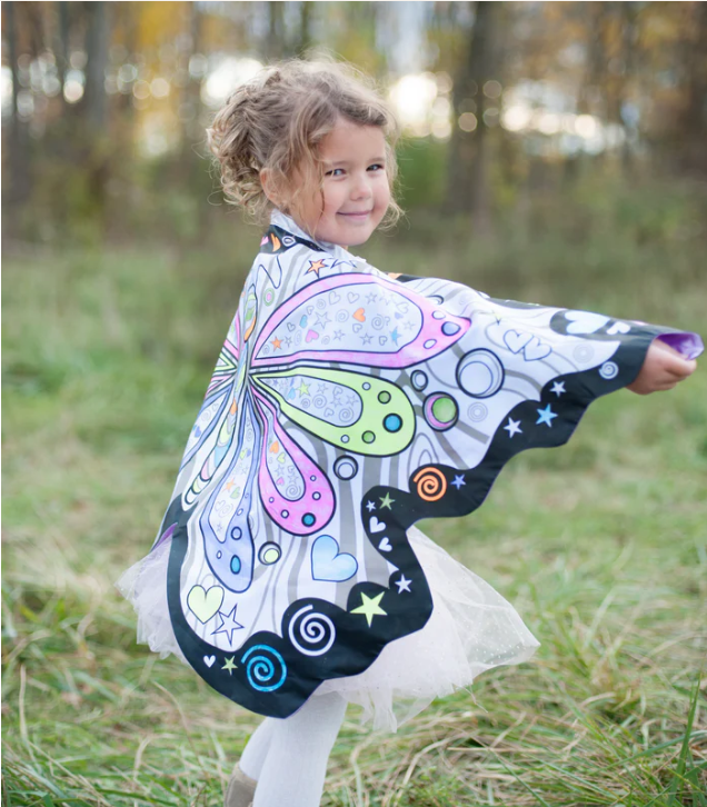 COLOUR-A-CAPE - BUTTERFLY WINGS