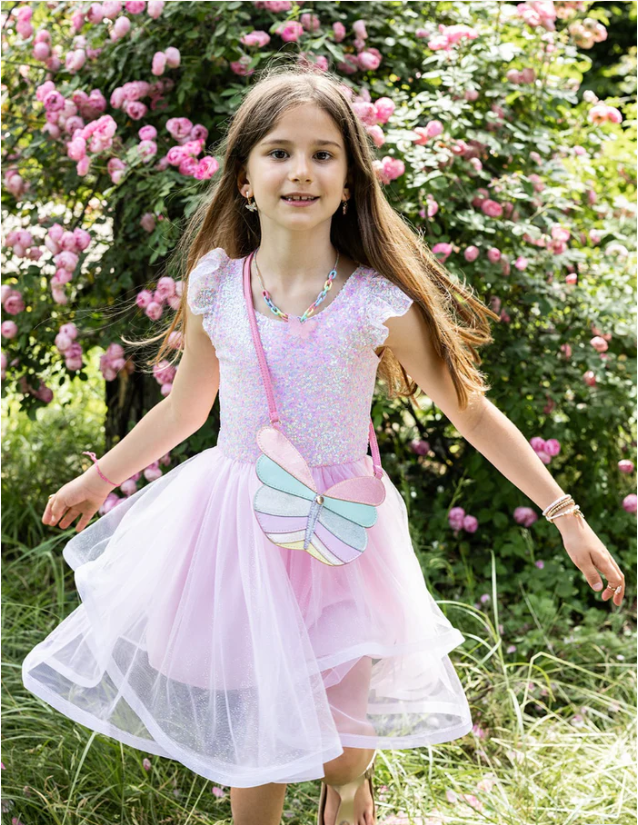 GREAT PRETENDERS PINK SEQUINS TWIRL DRESS SZ 3-4