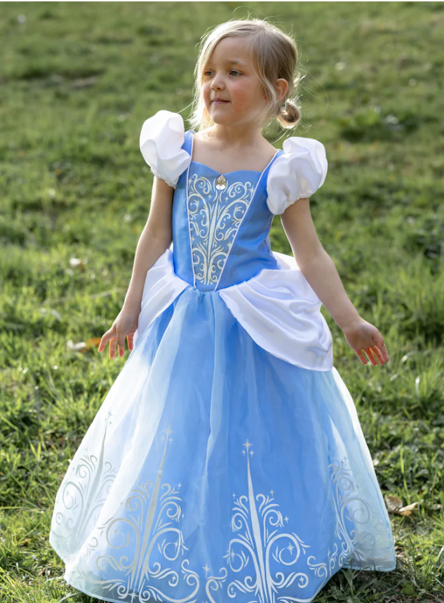 GREAT PRETENDERS ONCE UPON A PRINCESS GLASS SLIPPER DRESS SZ 3-4