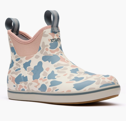 WOMEN'S XTRATUF ANKLE DECK BOOT- DUCK CAMO
