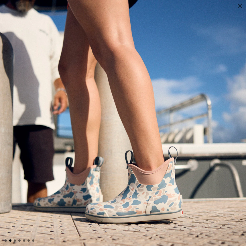 WOMEN'S XTRATUF ANKLE DECK BOOT- DUCK CAMO