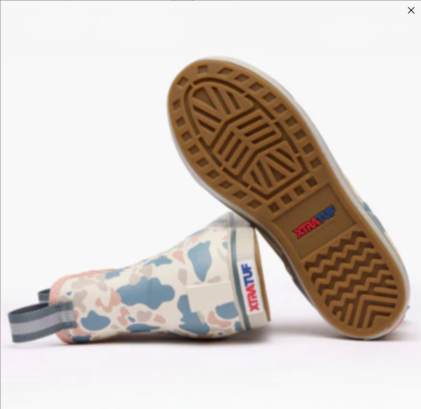 WOMEN'S XTRATUF ANKLE DECK BOOT- DUCK CAMO