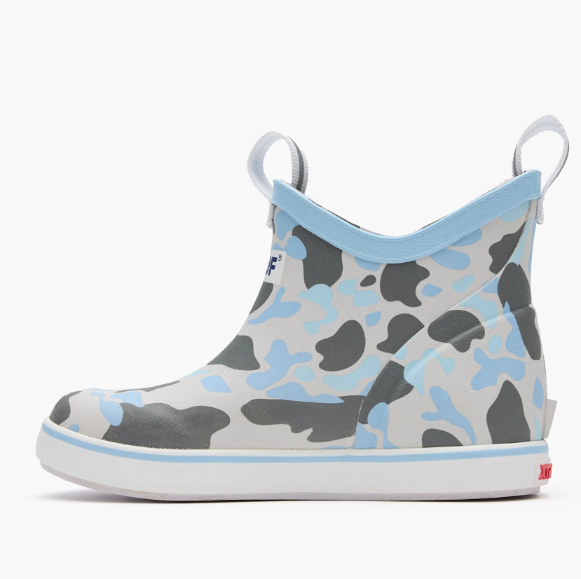 XTRATUF KID'S ANKLE DECK BOOT- CAMO ICE