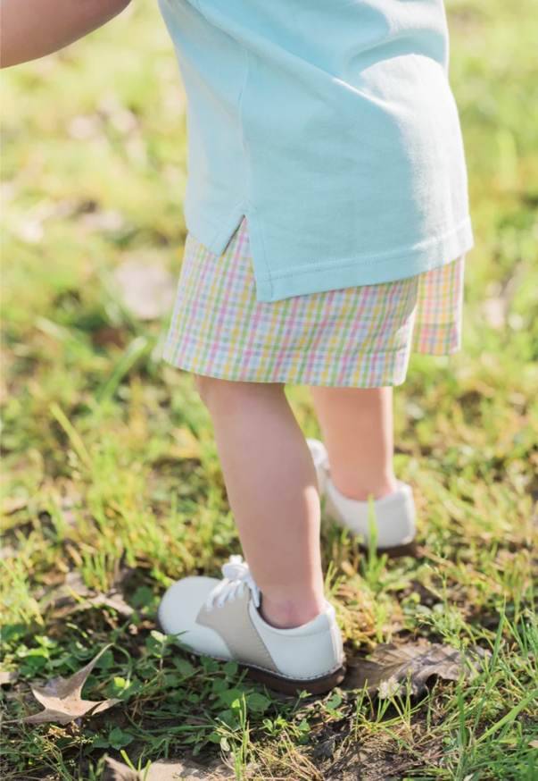 FOOTMATES CHEER SADDLE OXFORD - WHITE/ECRU