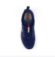 NEW BALANCE YOUTH 625 LACE RUNNING SHOE- NAVY/RED