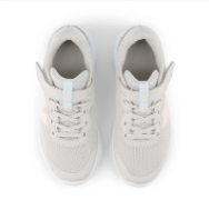 NEW BALANCE GIRLS VELCRO 578-GREY/PINK