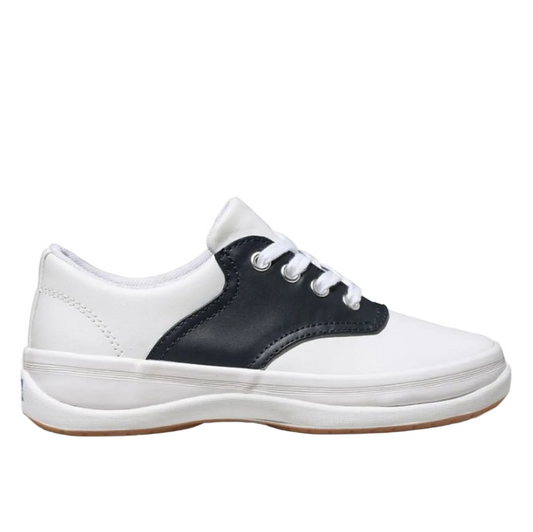 KEDS SCHOOL DAYS BIG GIRL SADDLE-NAVY/WHITE