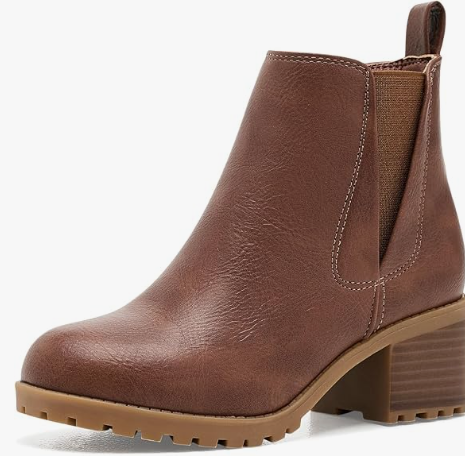 GIRLS MIA PETALL BOOT-BROWN