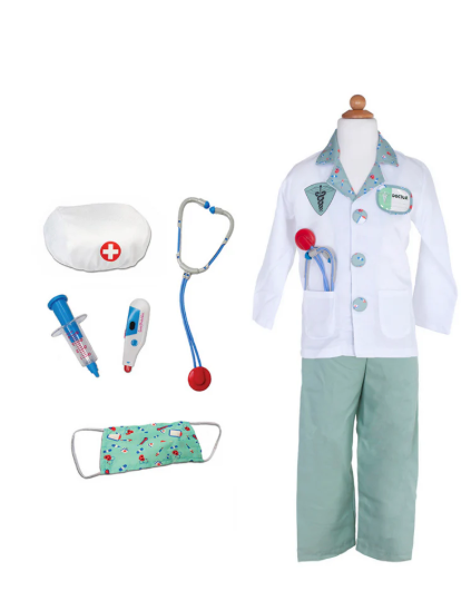 GREEN DOCTOR DRESS UP SET SIZE 3-4