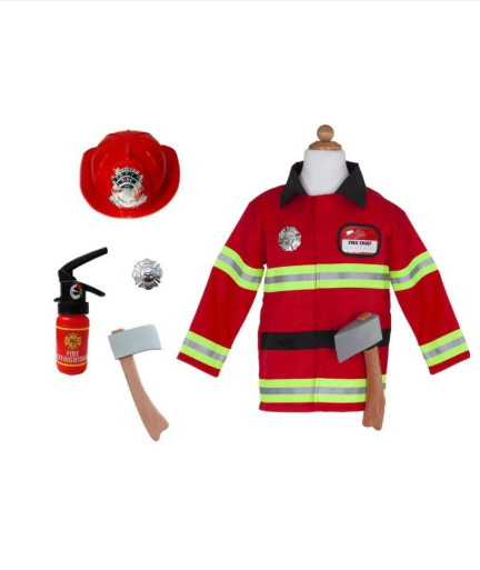 FIREFIGHTER SET WITH ACCESSORIES SIZE  3-4