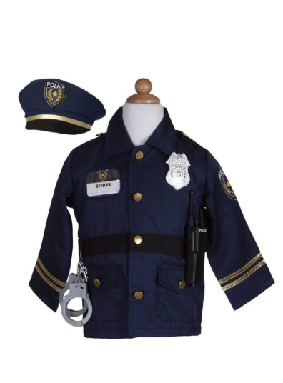 POLICE OFFICER SET WITH ACCESSORIES SIZE 3-4