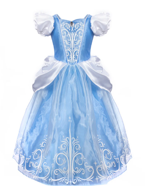 GREAT PRETENDERS ONCE UPON A PRINCESS GLASS SLIPPER DRESS SZ 3-4
