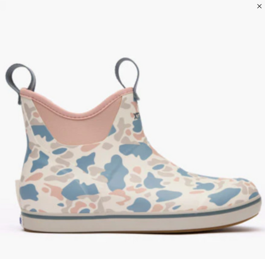 WOMEN'S XTRATUF ANKLE DECK BOOT- DUCK CAMO