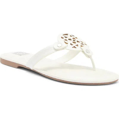 DV GIRLS COTTA SANDAL-WHITE SHINY