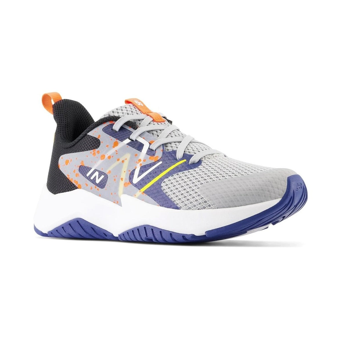 V2 Rave NEW BALANCE BOYS RAVE V2-GREY/BLUE – J-Ray Shoes