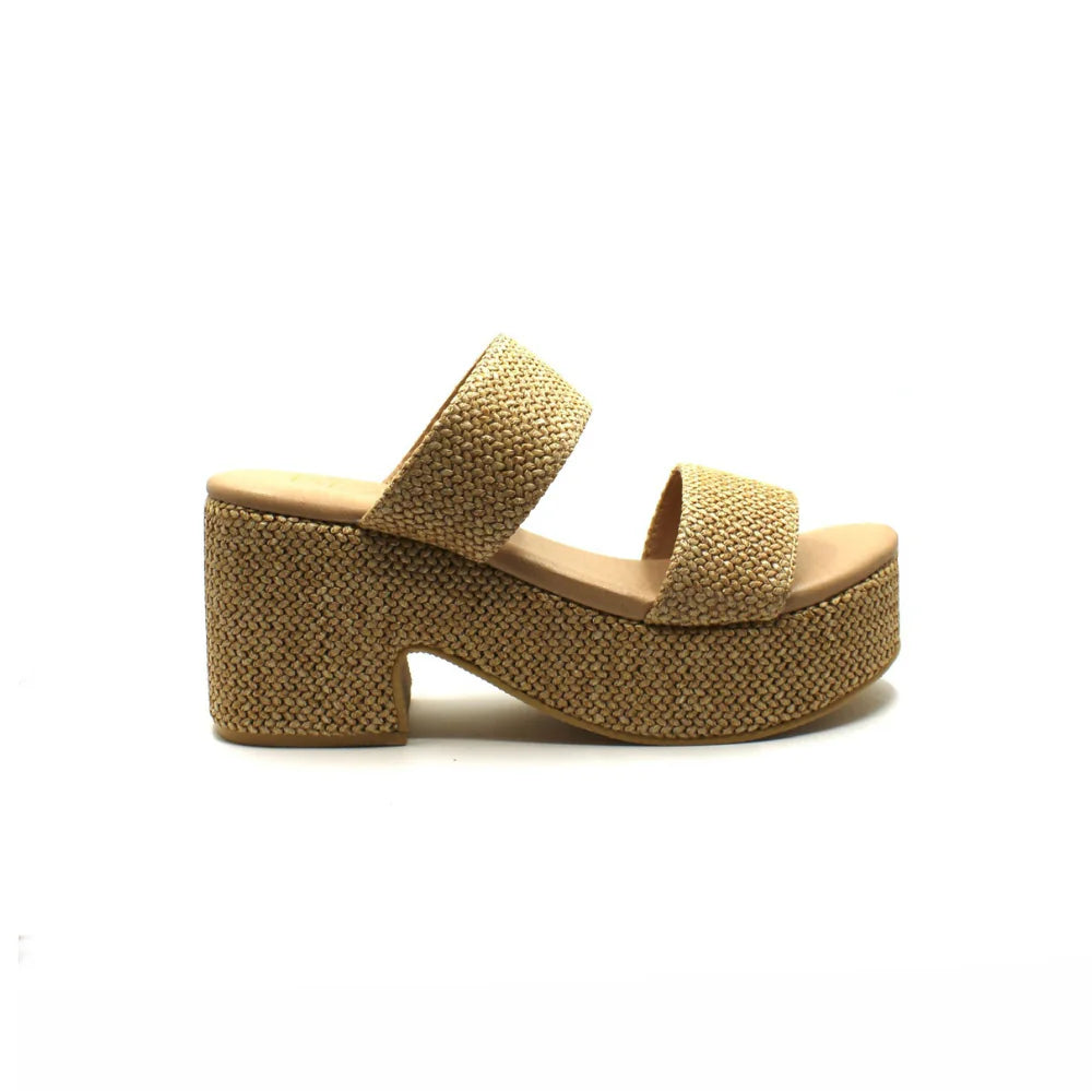 BEACH BY MATISSE WOMENS OCEAN AVE PLATFORM SANDAL-CHESTNUT