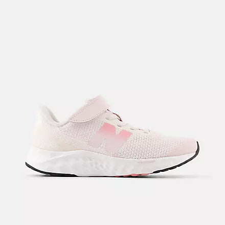 NEW BALANCE GIRLS ARISHI VELCRO-PINK SALT/DOUBLE BUBBLE