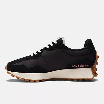 NEW BALANCE WOMEN'S 327-BLACK/WHITE