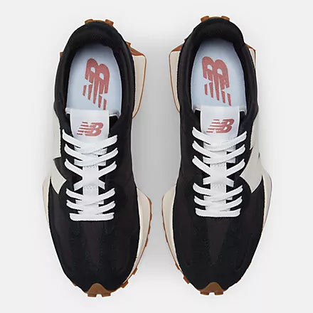 NEW BALANCE WOMEN'S 327-BLACK/WHITE