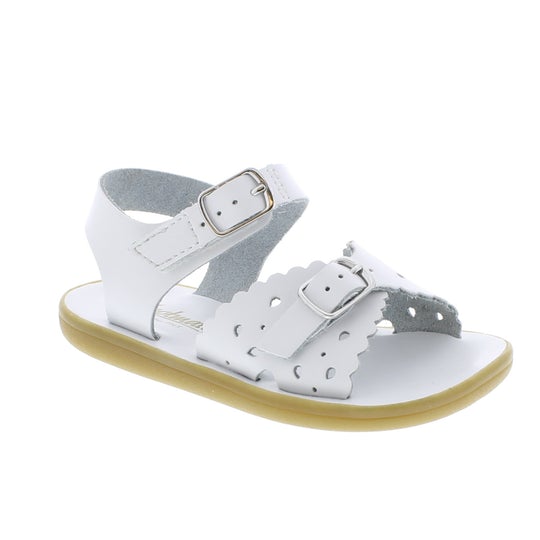 Premium water-friendly leather uppers and leather footbeds. Corrosion resistant buckles. Flexible, Slip-Resistant Rubber Outsole – Provides maximum flexibility, shock absorption, stability and slip-resistance for safety and comfort. Hook & Loop closure (ankle strap). Buckle closure (lower strap). Non-marking outsole. Imported.
