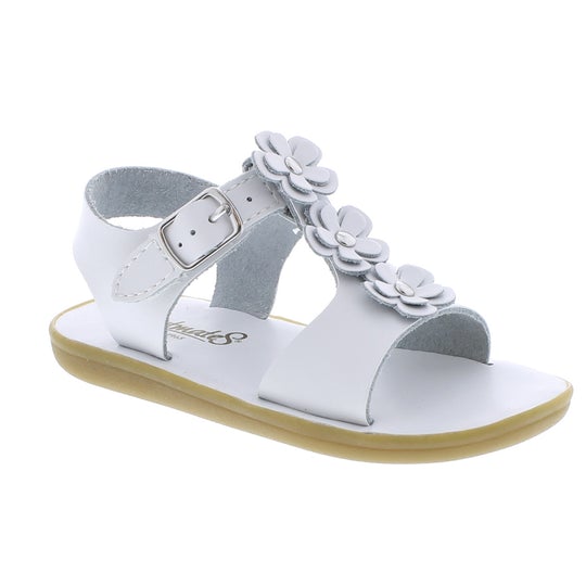 Premium water-friendly leather uppers and leather footbeds. Corrosion resistant buckles. Flexible, Slip-Resistant Rubber Outsole – Provides maximum flexibility, shock     absorption, stability and slip-resistance for safety and comfort. Hook & Loop closure. Non-marking outsole.