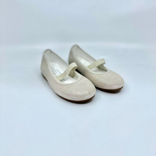 MARIA CATLAN PUTINI BALLET FLAT- CHAMPAGNE OR SILVER